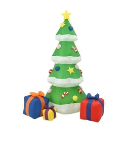 Weihnachtsbaum Aufblasbar Weihnachtsdekoration  Muss Leider Genäht Werden - Bild 1 von 2