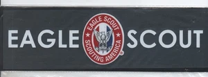 Scouting America "Eagle Scout" Auto Decal Bumper Sticker, 8.5" x 2 3/8", Mint! - Picture 1 of 2