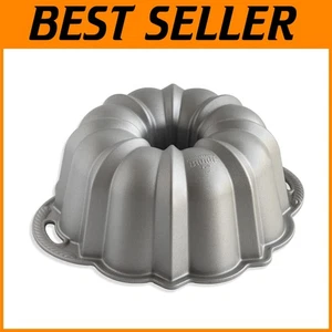 Anniversary Bundt Pan, 15 Cup, Silver - Picture 1 of 10