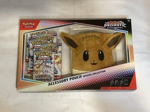Pokemon TCG Prismatic Evolutions Accessory Pouch Special Collection Free Ship! - Picture 1 of 2