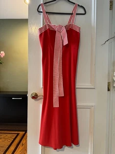 NEW LELA ROSE SLEVES MAXI PINK DRESS SIZE 10 - Picture 1 of 8