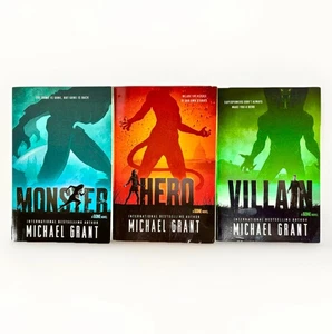 Die Monster-Trilogie von Michael Grant, 3er-Set Softcover-Bücher Held Bösewicht weg - Bild 1 von 8