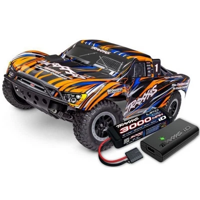 Traxxas 58334-4 1:10 Slash Brushless BL-2s 2WD HD clipless orange inkl. Akku/Lad - Bild 1 von 2