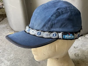 KAVU Mütze Kappe Bio-Baumwolle Riemen dunkelblau Größe M - Bild 1 von 6