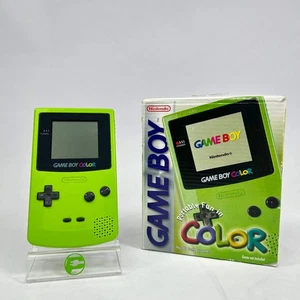 Nintendo Game Boy Color CGB-001 Kiwi CIB FIRST RUN - Picture 1 of 16