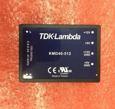 TDK Lambda KMD40-512 AC/DC Power Module 40W 5V 12V 5A, 115-230VAC, AC-DC, Brand - Image 1 of 3