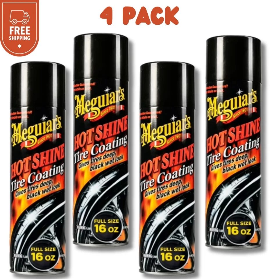 Meguiar's Hot shine High Gloss Tire Coating, G13815, 15 oz (4 Bottles) Foto 1 de 1