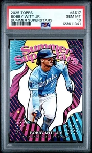 Topps Summer Superstars 2025 #SS-17 Bobby Witt Jr PSA 10 - Imagen 1 de 2