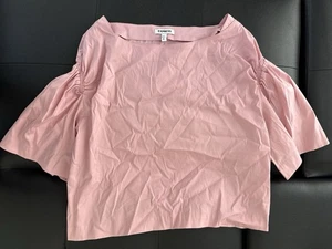 Camicetta donna Express rosa spalle scoperte con volant taglia media nuova con etichetta org 49,90 - Foto 1 di 3