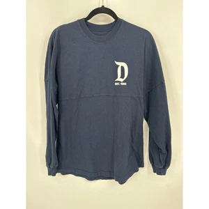 Disneyland Resort Spirit Jersey Adult S Long Sleeve Shirt Navy Blue White - Picture 1 of 5