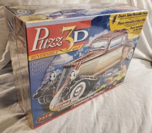 Wrebbit Puzz 3D Reversible Puzzle 1930s Classic Coupe & Hot Rod Car - New Sealed - Picture 1 of 8