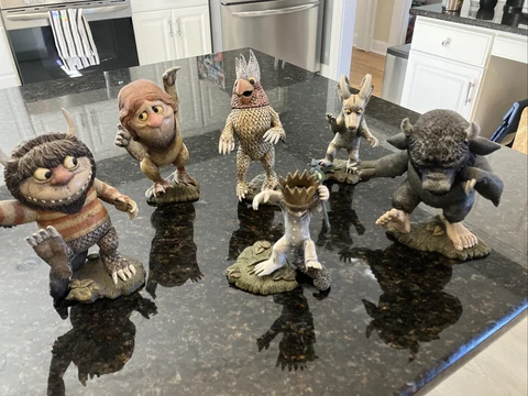 Where the Wild Things Are - Partial Set w/ Stands - McFarlane Toys 2000 Cover