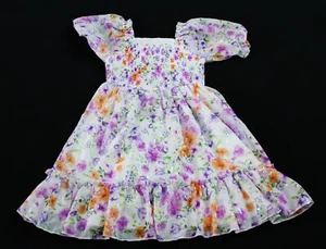 Rare Editions Girl's Short Chiffon Dress BL1 Multicolor Size 7/8 (Medium) NWT - Picture 1 of 3