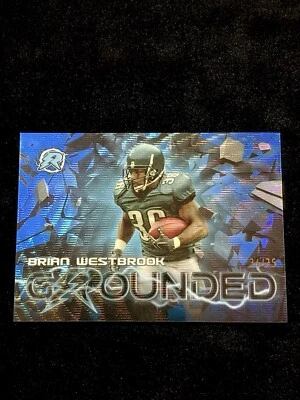 2023 Topps Composite Brian Westbrook #RG-18 Resurgence Grounded Blue Wave SP /75 - Image 1 of 4