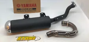 YAMAHA YFZ450R YFZ450X 09-25 FULL EXHAUST HEADER HEAD PIPE MUFFLER SILENCER OEM - Picture 1 of 8