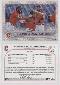 2022 Topps Series 2 Retail Foilboard /875 Cleveland Guardians #643 Rookie RC