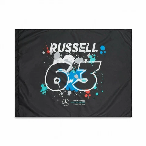 Mercedes AMG Petronas George Russell #63 Flag Cover
