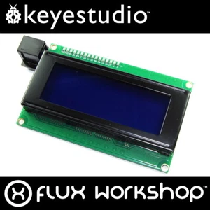 Keyestudio FÁCIL enchufe 20x4 azul interfaz LCD I2C KS-138 2004A taller de flujo - Imagen 1 de 5
