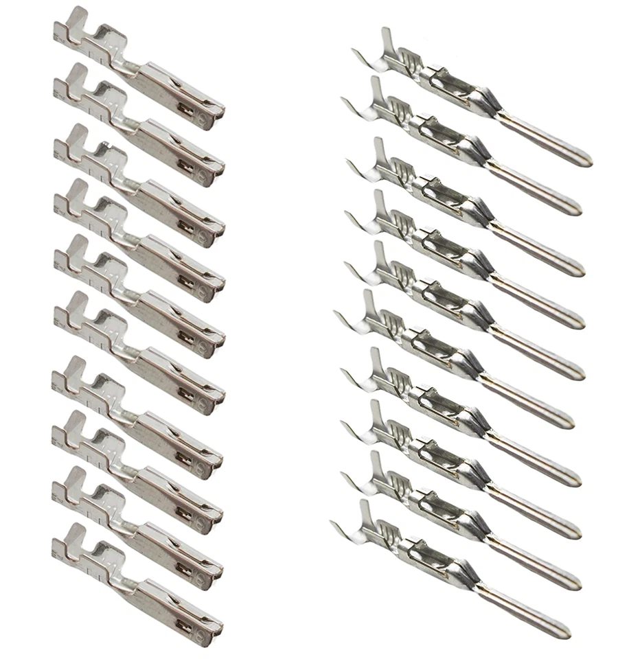 [20x] Molex Crimp Terminals, Harley BLACK Waterproof, MX150 - Image 1 of 1