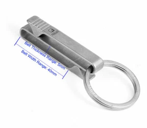 TC4 Titan Schlüssel Karabiner Gürtel Taille hängende Schnalle Tastatur Werkzeug mit Schlüsselring - Bild 1 von 10