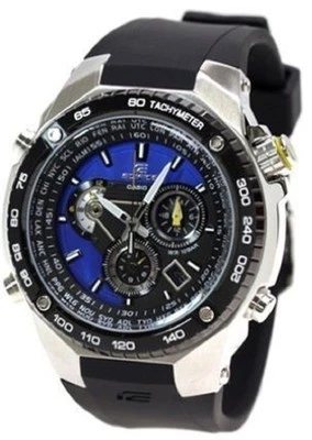 Casio EFE-500 Reloj Hombre Edifice Cronógrafo Esfera Azul/Negro Fecha Taquímetro Foto 1 de 4