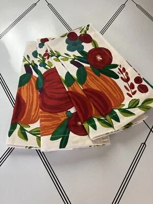 Juego de 4 servilletas Tag Cloth otoño 100 % algodón 20,5" x 20,5" Foto 1 de 2