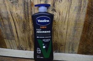 Loción facial, manos y cuerpo de vaselina 3 en 1 de absorción rápida para hombres, para piel seca - Imagen 1 de 2