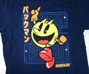 Pac-Man Pakku Japanese Retro Arcade Video Game T-Shirt Men's Small New Geek Fuel - Picture 1 of 5