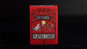 FULTON'S October Red Edition Playing Cards - Picture 1 of 6