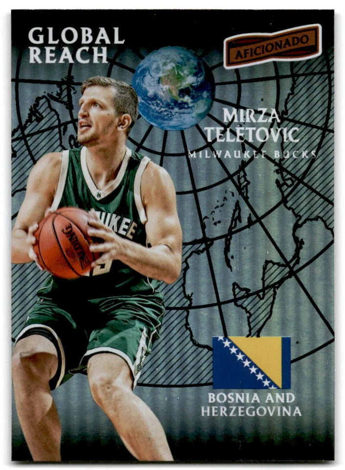2016-17  Mirza Teletovic Panini Aficionado - Milwaukee Bucks - Image 1 of 2