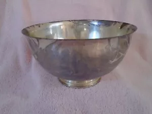 Piatto Argento Cape Cod Silver Co Pieded 8" Servizio Ciotola - Foto 1 di 4
