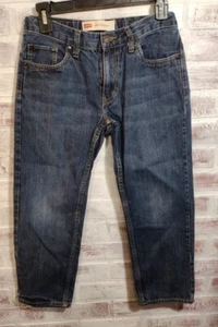 Levi 505 Regular Husky Jeans Size 8 -28x23 - Picture 1 of 8