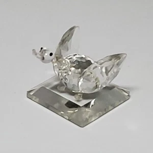 Lot of 3 cute Swarovski crystal miniature figures: Owl, Cat, and Gouse - Picture 1 of 24