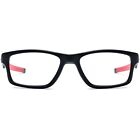 Rectangular Glasses for Men Women Sports Wrap Around TR90 Eyeglass Plastic Frame
