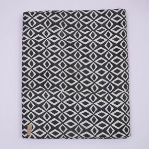 1 Yard Indian Cotton Hand Block Print  Floral Beautiful Craft Sewing Fabric - Picture 1 of 7