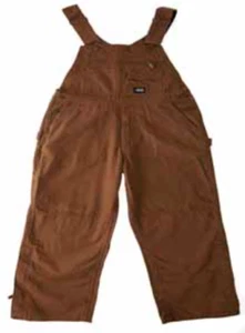 Key ~ Men's ~ 210.28 ~ Premium Unlined Duck Bib Overalls ~ Knee Zip - Picture 1 of 1