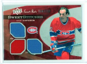 2007-08 UD Sweet Shot Guy Lafleur Triple Jersey /299