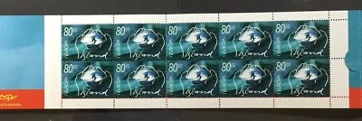 ICELAND #938a. COMPLETE BOOKLET, EUROPA, HAND, WATER.   MNH - Image 1 of 3
