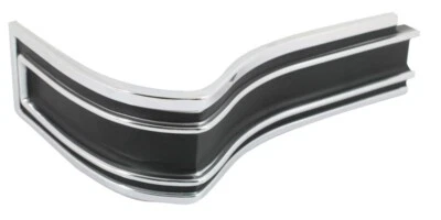NUEVO moldura inferior trasera izquierda piezas de moldura con negro / para IMPALA SS 1965 / 2463B Foto 1 de 4