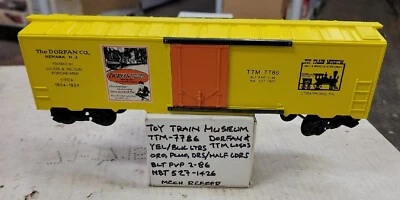 NEWBRAUGH BROS TOYS, Toy Train Museum boxcar. TTM-7786 (F72) - Image 1 of 4