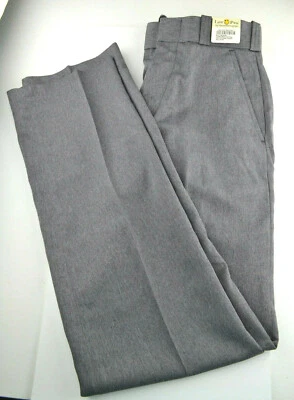 Law Pro Quartermaster Polyester Fine Line Uniform Trouser Gray Men's Hemmed - Image 1 of 4