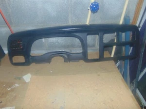 1998 1999 2000 DODGE DURANGO SPEEDOMETER INSTRUMENT CLUSTER BEZEL BLACK - Picture 1 of 3
