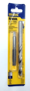 Irwin Self-Aligning Tap and Drill Set Hanson 1/2 inch 13NC 13 Threads Per Inch - Picture 1 of 4