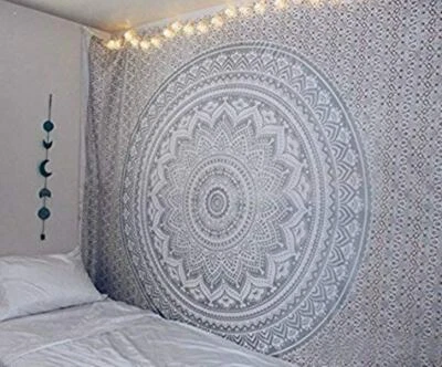 Indien Mandala Wall Hanging Bedding Bed Cover Hippie Bohemian Tapestry Throw - Image 1 of 2