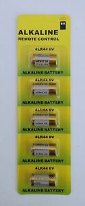 5 pcs 4LR44 28A PX28A A544 8LR44 4NZ13 L1325 6V Alkaline batteries 