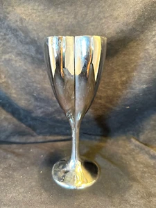 Vintage International Silver Co Silver Plated Interlocking Nesting Heart Goblets - Picture 1 of 8