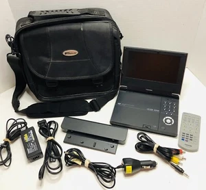 Toshiba SD-P1600 Portable DVD Player w/ Travel Case & Accessories *Works Great - Picture 1 of 9