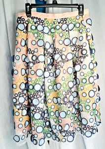 Neu mit Etikett Anthropologie Eva Franco rosa 3D bestickt Tüll gepunktet Größe 8 - Bild 1 von 12