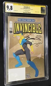 INVINCIBLE #1 CGC SIGNATURE SERIES 9.8 FREE COMIC BOOK DAY FCBD KIRKMAN - Picture 1 of 2