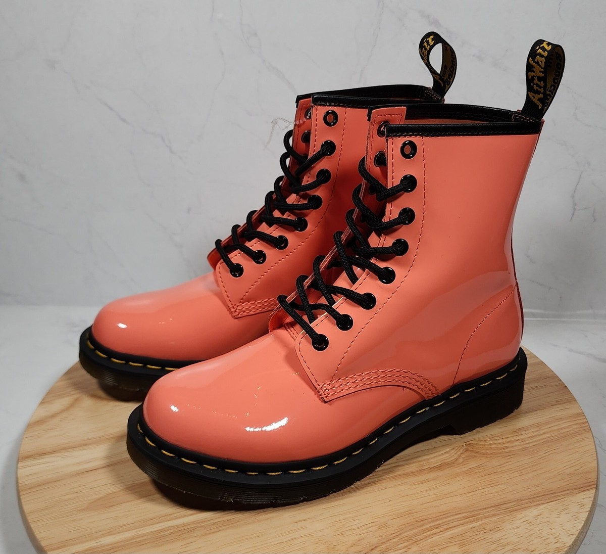 Dr Martens Botas Martens 1460 Smooth Mujer Naranjas,